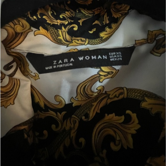 ZARA satin like Versailles inspo dress size Small - Picture 6 of 6